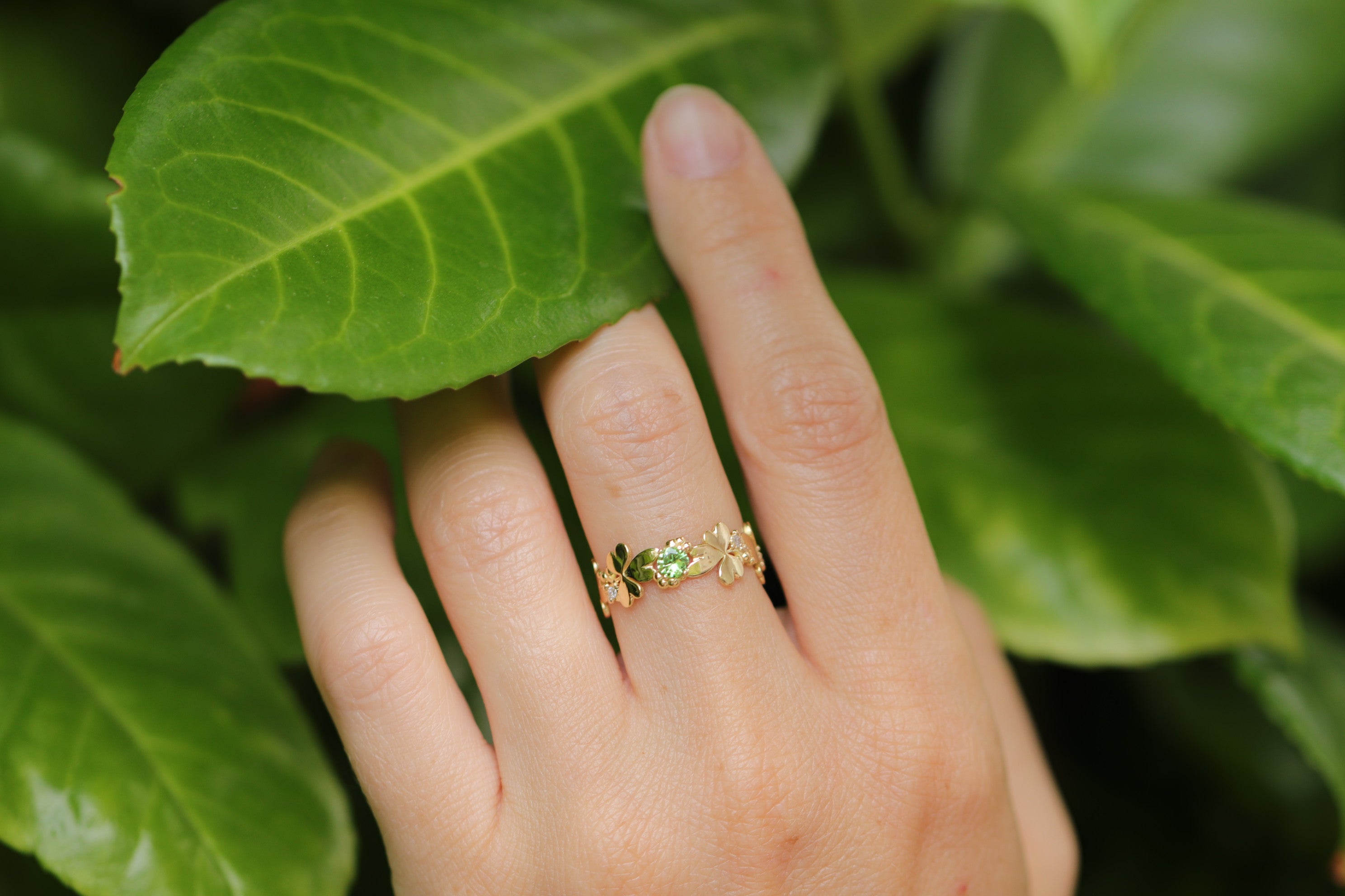 Bague tsavorite hot sale